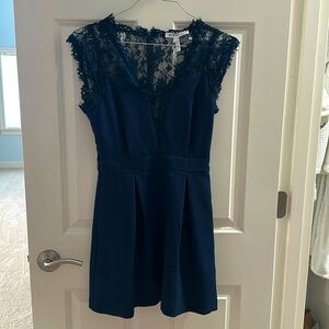 BCBGeneration, size 4. Navy cocktail dress